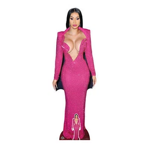 Cardi B Singer Lifesize Cardboard Cutout and FREE Mini - Picture 1 of 3