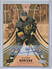 Kaedan Korczak 2022/23 Upper Deck Trilogy Autograph Rookie #180/449