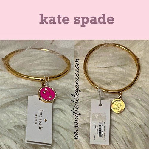 NUOVO Bracciale Kate Spade Oro Rosa Nelle Stelle Bilancia Bilancia Charm $48