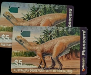 PHONECARD TELECOM Australian Dinosaurs Used - Picture 1 of 2