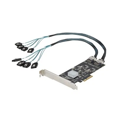 StarTech.com 8 Port SATA PCIe Card - PCI Express 6Gbps SATA Expansion Adapter... - Image 1 of 4
