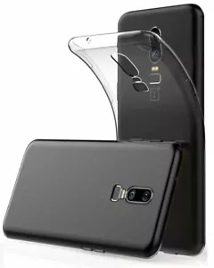 For ONEPLUS 6T CLEAR CASE SHOCKPROOF ULTRA THIN GEL SILICONE TPU BACK COVER 6 T - Picture 1 of 9