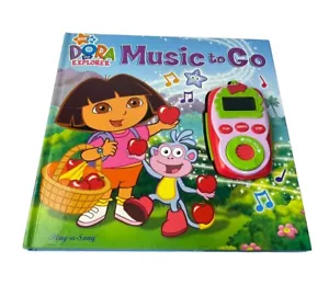Vintage 2006 Dora the Explorer Music to Go Book with RARE Player TESTED Works - Imagen 1 de 9