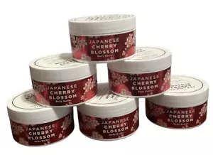 Bath and Body Works JAPANESE CHERRY BLOSSOM Body Butter 6.5oz Lot of 6 C19ORO - Picture 1 of 3