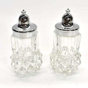 Indiana Glass Co. Diamond Point Salz- und Pfefferstreuer mit Originalkarton - Bild 1 von 4