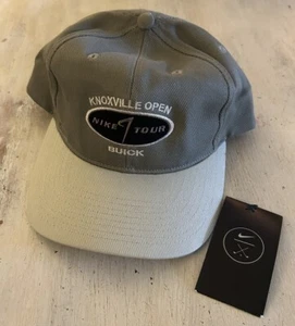 VTG Nike Tour Golf Buick Tournament SnapBack Hat NOS NWT 100% Cotton - Bild 1 von 6