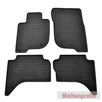 MP rubber mats rubber floor mats suitable for Mitsubishi L200 from 11/2014-present - Image 1 of 4