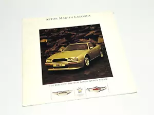 1988 Aston Martin Virage Brochure - Picture 1 of 1