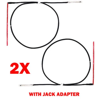 2PC Under-saddle Passive For Piezo Film Pickup For Acoustic With Jack NEW - Image 1 of 4