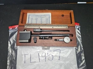 VTG BROWN & SHARPE #7030-3 BESTEST DIAL INDICATOR SET W/MAGNETIC BASE (TL1957) - Picture 1 of 14