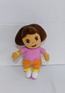 Nanco Dora The Explorer 8" Plush Doll Toy Stuff Animal Pink Shirt 