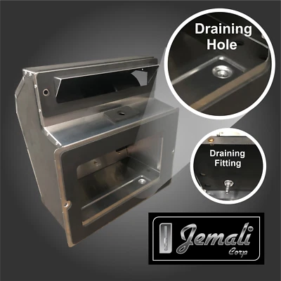 Kenworth W900 / W900L, W900B,  T600 / T660, T800 AC Heater Stainless Steel Box - Image 1 of 4