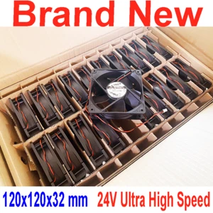 Ventilateur DC ultra haute vitesse ADDA AD1224UB-Y51 120 MM 24 V (TOUT NEUF) - Photo 1/5