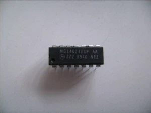 Motorola MC14024BCP AA *5 unidades* *NUEVO DE LOTE ANTIGUO* - Imagen 1 de 1
