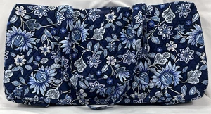 Vera Bradley GRAND TRAVELER Duffel BAG TROPICS TAPESTRY blue floral - Picture 1 of 9