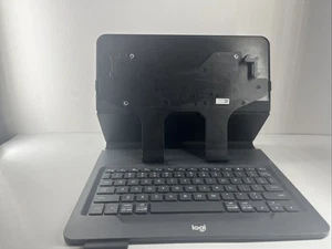 Logitech Wireless Bluetooth Keyboard Tablet Universal Folio Detachable Y-R0063  - Picture 1 of 19