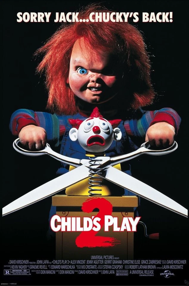Poster Studio B - Childs Play 2 Chucky Horror Movie Classic 24x36" NEW R80190