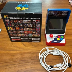 SNK Neo Geo Mini Konsole 40 Spiele eingebaut getestet funktioniert Japan - Bild 1 von 9