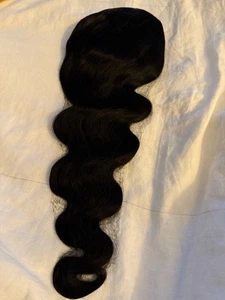 22 Inch HUMAN HAIR Body wave HD Transparent Lace front wigs pre Plucked 4x4 - Picture 1 of 3