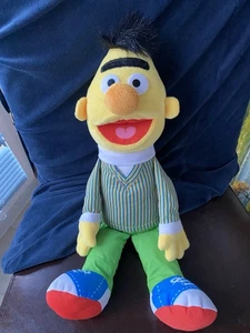 Vintage Sesame Street 14" Bert Soft Toys Plush In Good Condition - Picture 1 of 5
