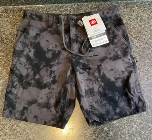 Pantalones cortos para hombre 686 - Everywhere Hybrid Short - Etiqueta 32 Slim (en realidad es 33) Nuevos con etiquetas - Imagen 1 de 8