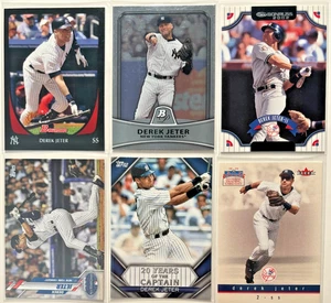 (6x) Derek Jeter 2004-20 Topps/Bowman/Fleer+ New York Yankees LEGEND LOTE #3 - Imagen 1 de 2