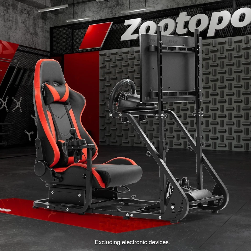 Zootopo Cockpit Del Simulatore Di Corse Con Sedile E Supporto TV Thrustmaster - Image 1 of 1