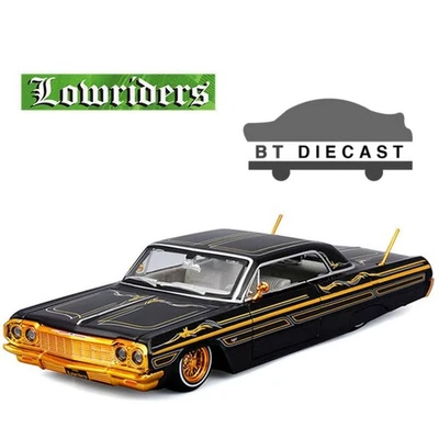 MAISTO DESIGN LOW RIDERS 1964 CHEVROLET IMPALA SS 1/24 - 1/26 BLACK 32547 - Image 1 of 3