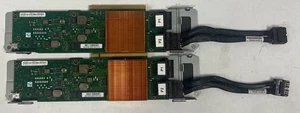Lot 2 IBM 00MH971 Power8 PCI-e x8 SAS Drive Adapter With 00FV553 Bracket + Cable - Picture 1 of 8