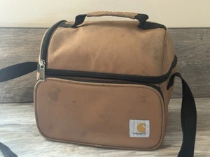 Carhartt Deluxe Dual Compartment Insulated Lunch Cooler Bag, Carhartt Brown - Picture 1 of 12