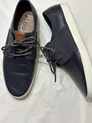 Sapato social Oxford masculino casual azul Aldo 7,5 - Imagem 1 de 4