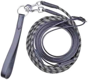 Pferde Ziehzügel Soft Grip Leder Pony Reiten Reitsport Schulung Trainingshilfe - Bild 1 von 1