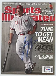 Joey Votto Signed Sports Illustrated Magazine Cover Cincinnati Reds PSA DNA COA - Picture 1 of 2