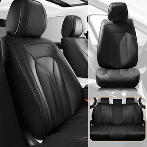 For Buick Envision 2016-2024 Faux Leather Car 5-Seat Covers Front & Rear Cushion - Picture 1 of 12