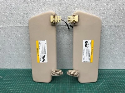 08-14 JUEGO PAR PARASOL DERECHO E IZQUIERDO MERCEDES-BENZ W204 C250 BEIGE OEM Foto 1 de 4