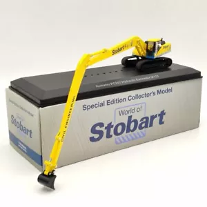 Atlas 1/76 Eddie Stobart Rail Komatsu PC340 Hydraulic Excavator W122 Civil - Picture 1 of 9