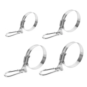 Rustproof Adjustable Flag Holder Rack Clamp With Heavy Duty Grip For Outdoor Use - Afbeelding 1 van 11