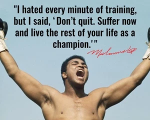 Muhammad Ali Poster, Inspirierend, Motivierend, - Bild 1 von 2