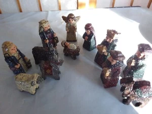 Belén Sugared 2002 marca objetivo 12 piezas figuras brillantes aprox. 2,5" - Imagen 1 de 14