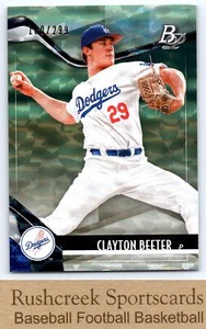 2021 Bowman Platinum #TOP-13 Clayton Beeter /299 Top Prospects Foilboard - Picture 1 of 2