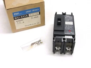 FUJI ELECTRIC CURCUIT BREAKER, 15A, 240VAC, 2-POLE, BU-ECA2015 - Picture 1 of 6