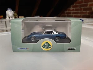Oxford Diecast Lotus Elan Plus 2 Lagon/Lagoon Blue Silver LE002 1:43 T10 - Picture 1 of 9