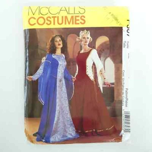 McCalls P307 Kostüm Nähmuster ungeschnitten Camelot Königin Mädchen Kleid Büste 36-42" - Bild 1 von 6