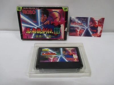 NES -- NINJA RYUKENDEN 3 -- Action. Box. Famicom, JAPAN Game. 10907 - Image 1 of 4