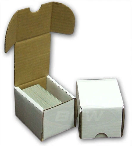 100 Count Cardboard Card Storage Box - Holds 125 Standard or 200 Gaming Cards - Image 1 of 1