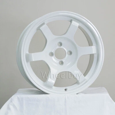 4 PCS  ROTA WHEEL GRID OFFROAD CONCAVE 16X8  4x100 10  67.1  WHITE - Image 1 of 4