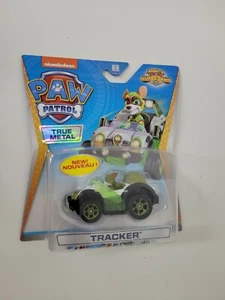 PAW PATROL Mighty Pups Super Paws TRACKER True Metal Die Cast Car Jeep New Pup - Picture 1 of 3