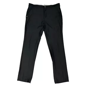 Adidas Pants Mens 34 Black Ultimate365 Classic Golf Flat Front Stretch Pockets - Picture 1 of 15