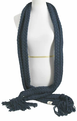 Bufanda Hollister Azul Marino Una Gruesa Tejida Una Mujer Talla O/S Junior Foto 1 de 3