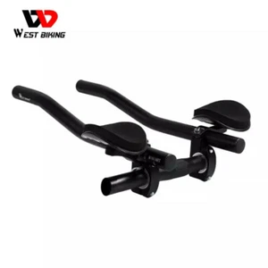 Manillar de descanso de bicicleta con clip aerobares extensión de bicicleta de carretera triatlón - Imagen 1 de 12